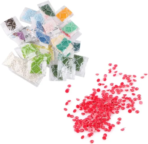 Vista 2 de UNIME - Kit de pintura de diamantes 5D de taladro completo, kit de pintura de diamantes de imitación para adultos y principiantes, manualidades