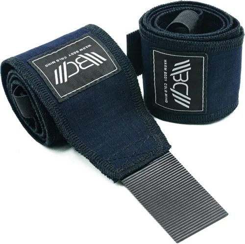 Vista 9 de WARM BODY COLD MIND - Premium Cotton Weight Lifting Wrist Wraps for Cross Training, Powerlifting, Deadlift, Weightlifting, Gym, Wrist Straps