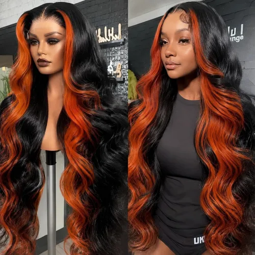 Vista 16 de Pelucas de cabello humano con encaje frontal 360 con cabello de bebé, pelucas de encaje frontal HD, densidad del 200%, pelucas de encaje frontal 360