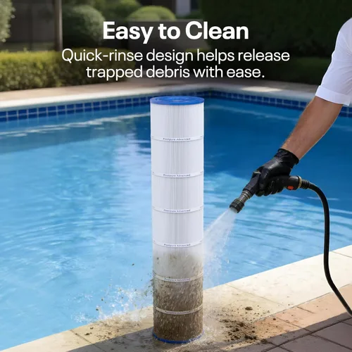Vista 7 de POOLPURE El filtro de piscina PLF137A reemplaza a PA137, Unicel C-7490, Filbur FC-1297, FC-6455, Hayward CX1380-RE, C-5500, C5520, SD-00368