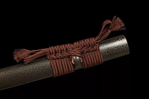 Vista 7 de Espada samurái japonesa Katana T10 hecha a mano, hoja de acero templado de arcilla, afilada de espiga completa, regalos para él, espada real, espada