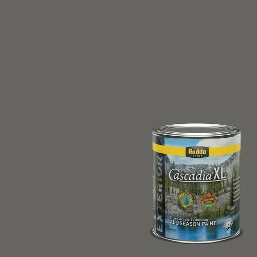 Vista 6 de Rodda Paint CASCADIA XL Pintura e imprimación satinada para exteriores en uno, cuarto de galón, azul playa norte