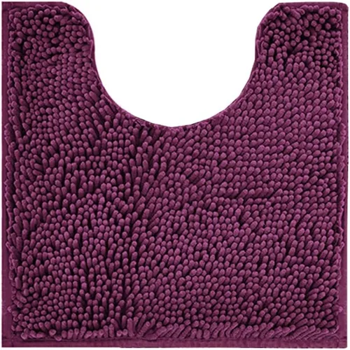 Vista 17 de Reyox Tapete de baño de felpilla, tapetes para inodoro en forma de U, tapete de baño de felpa suave, absorbente y peludo, tapete de contorno