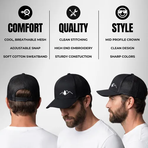Vista 2 de Gorra "The Great Outdoors", por Lindo