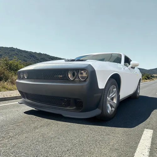 Vista 8 de Rejilla de cubierta de parachoques inferior delantera compatible con Dodge Challenger 2015-2022, accesorios de juego de parrilla