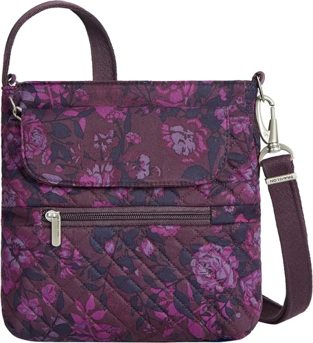 Vista 90 de Travelon Mini bolso de hombro clásico antirrobo