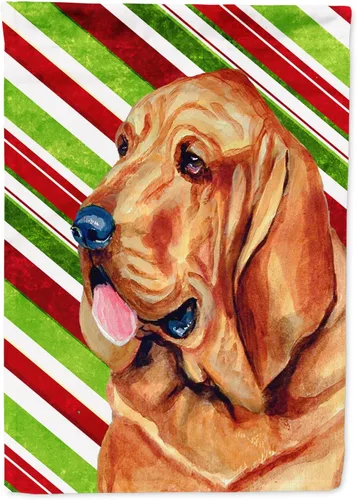 Vista 12 de Caroline's Treasures SC9334GF - Bandera decorativa para jardín, diseño de bastón de caramelo inglés, diseño de bulldog inglés, tamaño jardín
