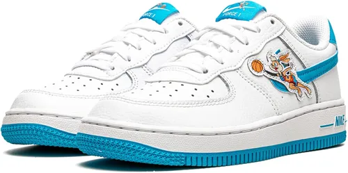 Vista 2 de Nike Preescolar Force 1 PS Lola Conejito, BlancoAzul FuryBlanco, 13C