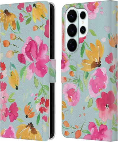 Vista 218 de Head Case Designs Officially Licensed Ninola Butterfly Nature Spring Floral Leather Wallet Case Compatible with Samsung Galaxy A07 4G