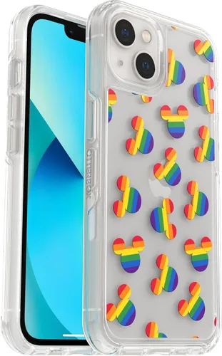 Vista 18 de OtterBox Funda para iPhone 13 (SOLAMENTE) de la Serie Symmetry - Negro, Ultra-Elegante, Compatible con Carga Inalámbrica, Bordes Elevados Protegen
