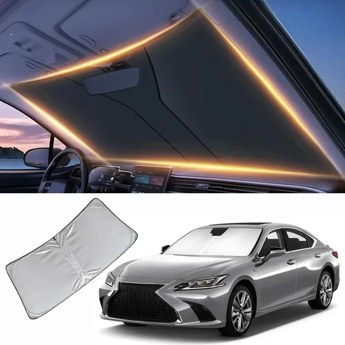 Vista 25 de Parasol para parabrisas delantero, protector de visera, accesorios para automóvil