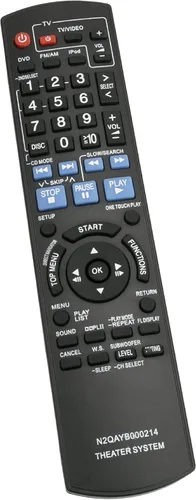 Vista 2 de Nuevo N2QAYB000214 Reemplazo remoto para Panasonic SC-PT760 SC-PT954 SAPT1054 SAPT760 SAPT954 SAPT956 SCPT1054 SC-PT956 SC-PT960 DVD Sistema