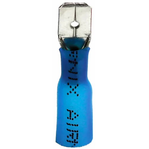 Vista 12 de HSSV1-5 Horquillas de terminal de espada, 100 piezas de conectores de alambre termorretráctil, kit de terminales eléctricos, impermeable, grado