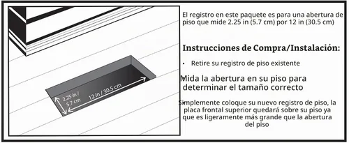 Vista 9 de Decor Grates LTH212-BLK - Registro de piso de celosía, 2 x 12 pulgadas, color negro Negro(Textured Black Finish)