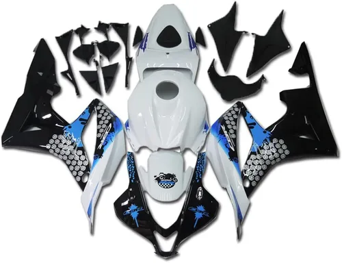 Vista 46 de Nuevo carenado blanco perla apto para Honda 2007 2008 CBR600RR inyección ABS plásticos nuevo carrocería 07 08 d. Perla blanca