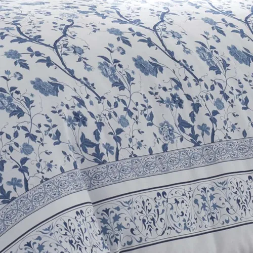 Vista 6 de Laura Ashley - Juego de edredón Twin, juego de cama de algodón suave y reversible, ropa de cama floral de 3 piezas con funda de almohada a juego