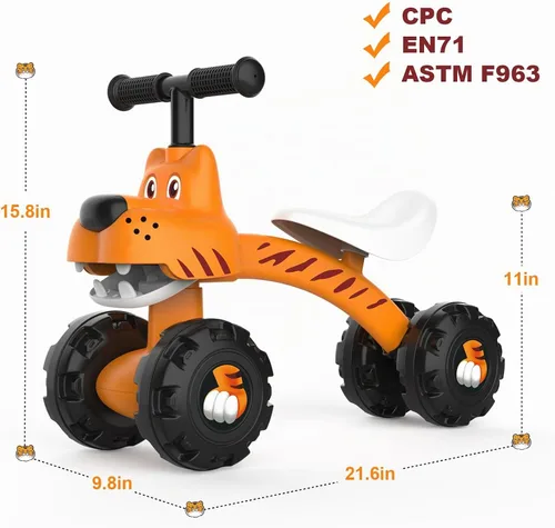 Vista 7 de Wdmiya Bicicleta de equilibrio para bebés para niños de 1 año, bicicleta