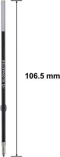 Vista 4 de Alohaster Recambios para bolígrafo, 4.2 in, R-X-C10BLK