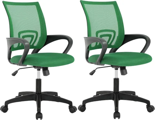 Vista 9 de PayLessHere Silla de oficina en casa, silla de escritorio para computadora, silla ergonómica ajustable, soporte lumbar, reposabrazos ejecutiva