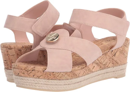 Vista 7 de LindSAY PHILLIPS Sandalias de cuña para mujer color rosa 7