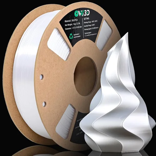 Vista 42 de OVV3D - Filamento PLA para impresora 3D de 8.82 oz x 4 bobinas, PLA Transparente Pla Multicolor