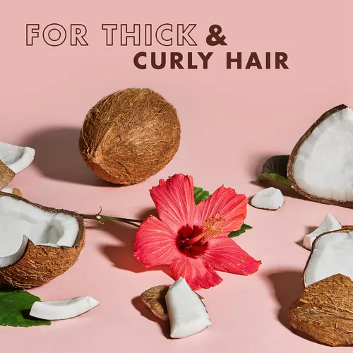 Vista 7 de SheaMoisture Coconut & Hibiscus Curl & Shine Champú y Acondicionador para Rizos Elásticos, Control del Encrespamiento, 16 Oz Cada Uno