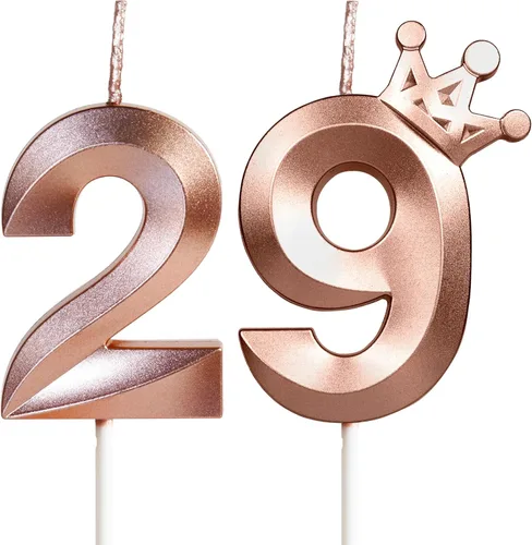 Vista 65 de Velas de cumpleaños número 10 para pastel, velas de oro rosa número 10 con corona, diseño 3D, decoración de pastel de cumpleaños para niñas