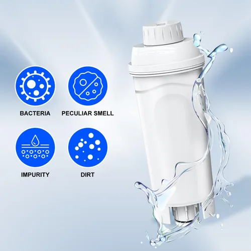 Vista 8 de Paquete de 2 filtros de repuesto compatibles con el filtro DeLonghi® DLSC002, cartuchos de filtro de agua ablandador de carbón activado, compatible