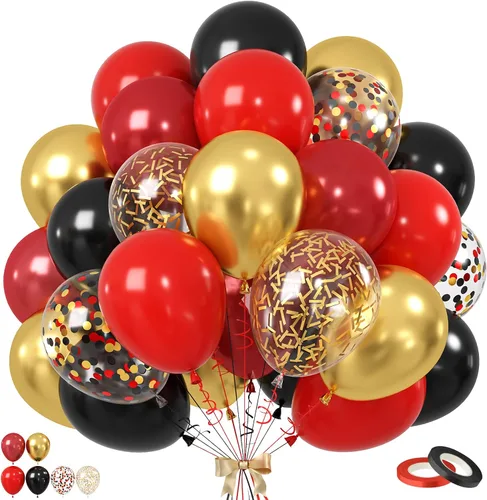 Vista 19 de Set de globos de albaricoque, 60 unidades de globos de albaricoque dorado y blanco, globos de látex de albaricoque desnudo de 12 pulgadas, globos