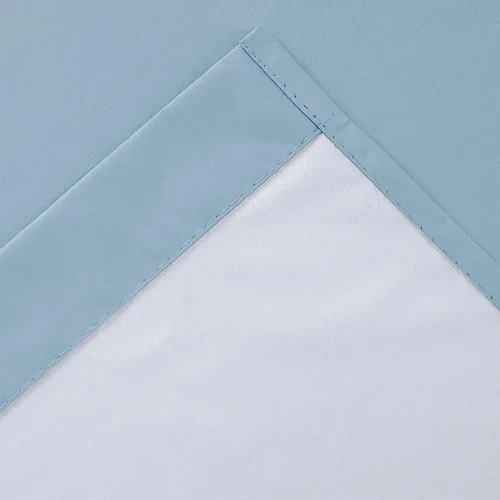 Vista 6 de Rooney - Juego de 3 cortinas opacas con respaldo térmico para ventana de cocina (negro)