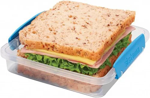 Vista 2 de Sistema Caja para sándwich de 450ml para llevar, una caja (los colores pueden variar)