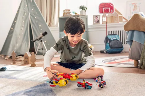 Vista 2 de LEGO Monkie Kid: Monkie - Kit de construcción de juguete de avión Cloud Jet 80008 para niños, niños y niñas a partir de 8 años, exclusivo de Amazon