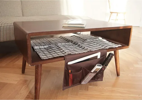Vista 6 de Organizador de Almacenamiento para Mesita de Noche, Caddy para Mesita de Noche, Organizador de Almacenamiento de Armario de Mesa, Control Remoto
