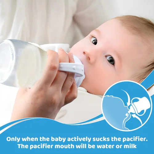 Vista 6 de Kit de conversión de vasos para biberones naturales Philips Avent, kit de transición para niños pequeños con 4 pezones suaves, 2 asas de botella y 4