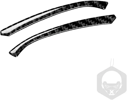 Vista 7 de Adhesivo decorativo de fibra de carbono suave para el interior del automóvil, velocímetro de control central, compatible con Nissan 370Z Z34 2019