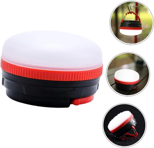 Vista 7 de Luxshiny LED Camping Lamp Portable Mini Tent Light with Brightness Lightweight Hanging Design for Outdoor Hiking Backpack Emergency Kit