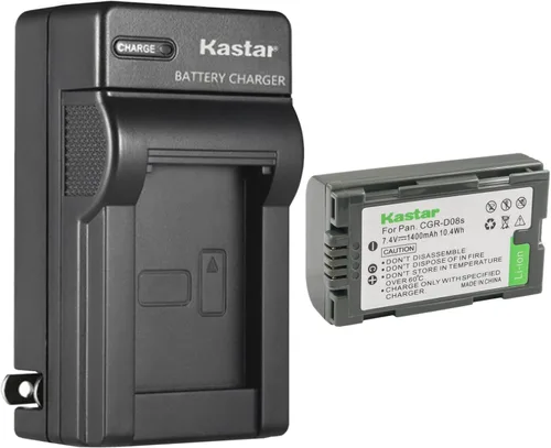 Vista 8 de Kastar AC Wall Battery Charger Replacement for Panasonic CGA-D08R, CGA-D08S, CGA-D08SE/1B, CGA-D120, CGA-D120A/1B, CGA-D120E/1B, CGR-D08