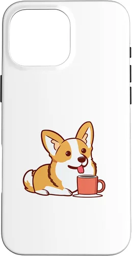Vista 19 de Corgis & Coffee Case for iPhone 17