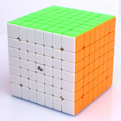Vista 2 de LiangCuber YongJun MGC 7x7 M Cubo magnético de velocidad sin pegatinas YJ MGC 7x7x7 cubos rompecabezas