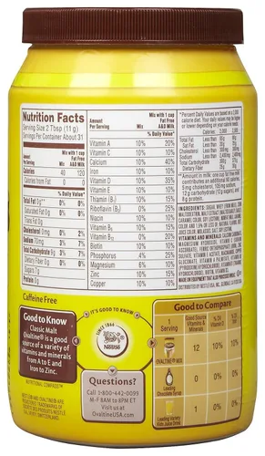 Vista 2 de Ovaltine Classic Malt - 12 oz