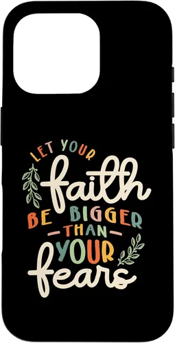 Vista 20 de Faith Over Fear Vintage Inspire Christian Design Case for iPhone 17