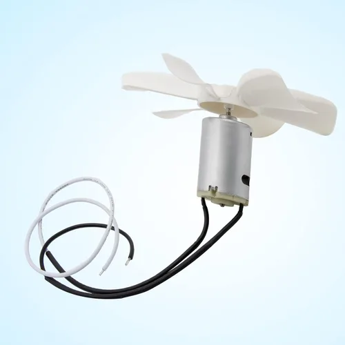 Vista 7 de Motor de ventilador de ventilación de 6 pulgadas y repuesto de hoja de ventilador, motor de ventilación de 12 V con eje D compatible con Heng's
