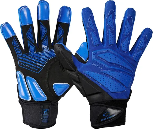 Vista 3 de Cutters Force Padded Football Gloves for Lineman. Extra Grip. Adults