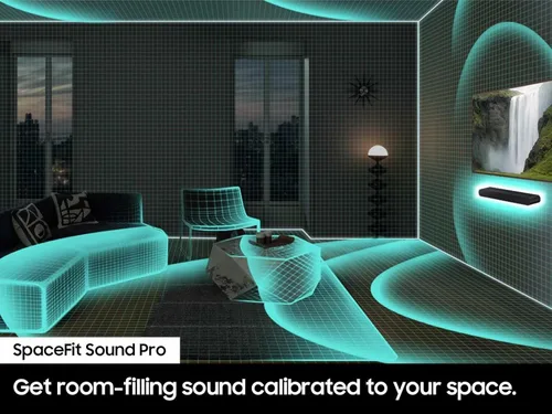 Vista 5 de Samsung Serie S HW-400F 2.0ch con woofer incorporado, mejora de voz y modo nocturno, expansión de sonido envolvente, sonido adaptativo, películas