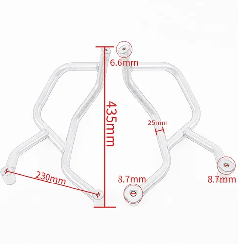 Vista 7 de Para CF-Moto 800MT MT800 MT 800 MT CF800MT 2021 2022 2023 Protector de motor de motocicleta, barras de choque de carretera, marco de jaula