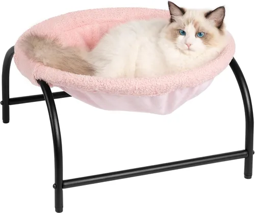 Vista 6 de JUNSPOW Cubierta de red de repuesto dedicada para cama de gato, transpirable, suave y duradera (negro)