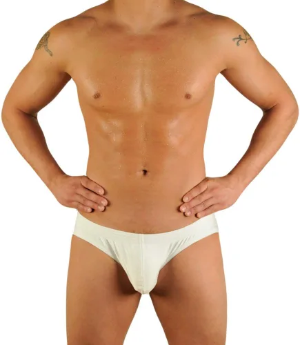 Vista 5 de Traje de baño bikini para caballero, estilo tanga por Gary Majdell