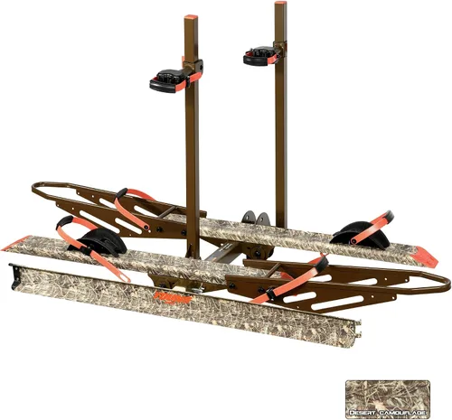 Vista 12 de Young - Portabicicletas para 2 bicicletas, plataforma para montaje en autos, camiones y minivans, compatible con bicicletas con ruedas de hasta 5