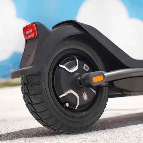 Vista 4 de Reemplazo de neumático sólido todoterreno de 9.5 x 2.5-6.1 para NIU KQi3 Pro/Max/Sport Scooter - Sin pinchazos, mantenimiento sin complicaciones