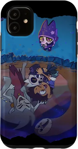 Vista 8 de Funda para iPhone 16 Adorable tiny demon with skull mask and horns
